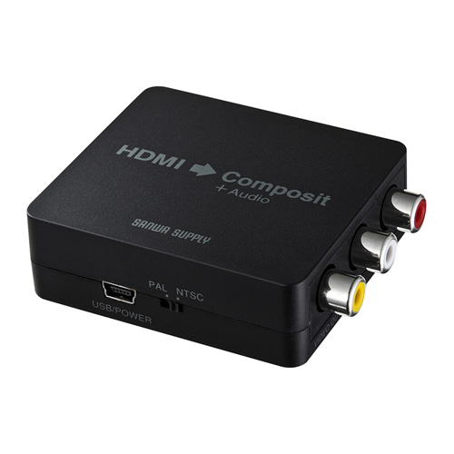 代引不可 HDMI信号コンポジット変換コンバーター サンワサプライ VGA-CVHD3