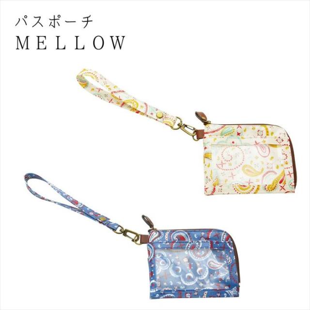 パスポーチ 定期入れ ストラップ付 耐水 パスケース Mellow アイボリー ネイビー レディース アウトドア 雑貨 レジャー 現代百貨 K334の通販はau Pay マーケット やるcan