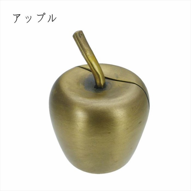 Brass Work カードスタンド アップル ペーパーウエイト 文鎮 文房具