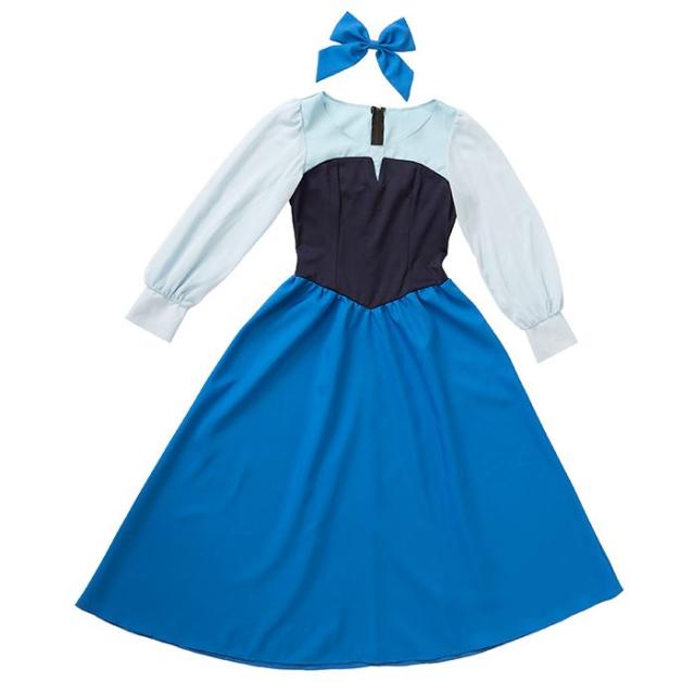 アクアブルーガール レディース 大人サイズ ロング ワンピース ドレス コスチューム 衣装 コスプレ 仮装 変装 コスプレの通販はau Pay マーケット やるcan
