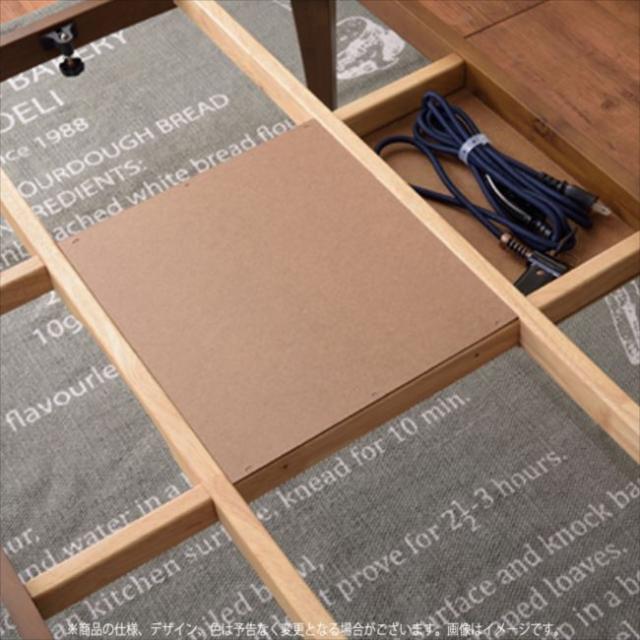 北海道・沖縄・離島配送不可 代引不可 こたつテーブル コタツ ウォルナット 長方形 105ｘ75ｘ38 石英管温風ヒーター おしゃれ 北海道・沖縄・離島配送不可 代引不可 こたつテーブル コタツ