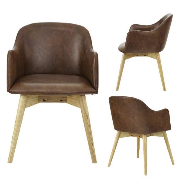 北海道・沖縄・離島配送不可 代引不可 椅子 いす ダイニングチェア カラメリチェア ソフトレザー 背もたれ有 カラー 家具の通販は