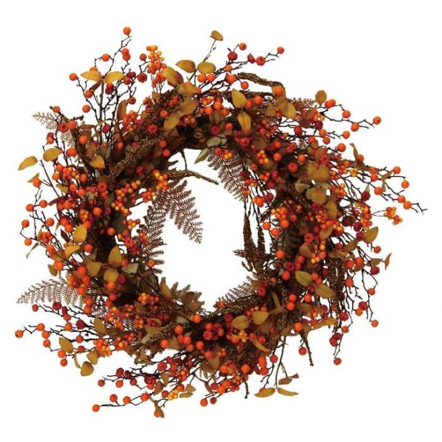 ハロウィン ビッグリース オータムベリー 直径約68cm 玄関 ドア リース 飾り付け 装飾 Halloween ハロウィーン インテリア オブジェ スパの通販はau Pay マーケット やるcan