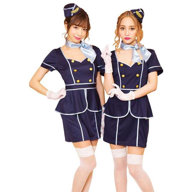 Glowholic フライトアテンダント Ca キャビンアテンダント コスチューム コスプレ ワンピース 仮装 変装 ハロウィン 宴会 イベント クリの通販はau Pay マーケット やるcan