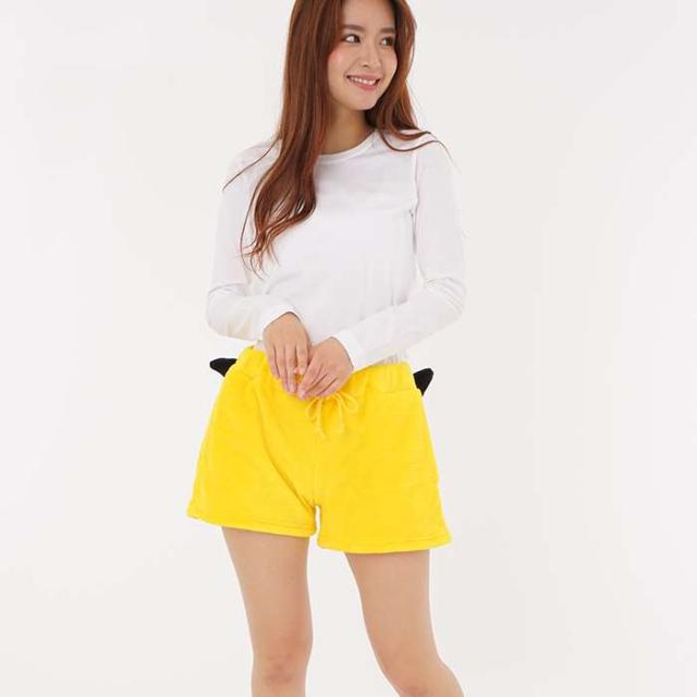 即納 着ぐるみショートパンツ ピカチュウ ポケモン Pokemon ポケットモンスター キャラクターショートパンツ ルームウエア ショーパン ホの通販はau Pay マーケット やるcan