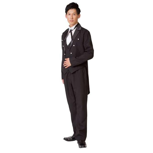 Menコス バトラー 執事 燕尾服 コスプレ メンズ 男性 衣装 仮装 変装 コスチューム パーティー イベント クリアストーン の通販はau Pay マーケット やるcan