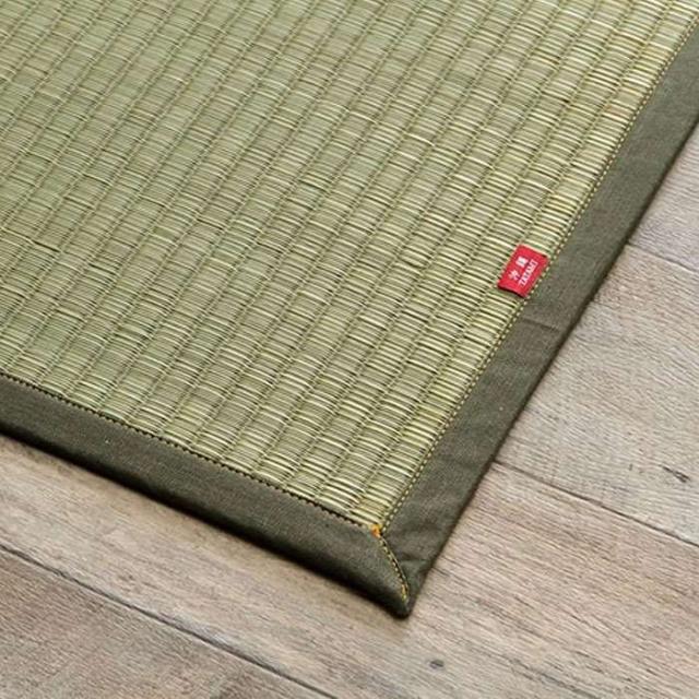 代引不可 ラグ マット 正方形 い草 夏用 沖縄ビーグ 191×191cm い草ラグ 裏面不織布 沖縄産ビーグ敷 日本製 IKEHIKO OKNBG191