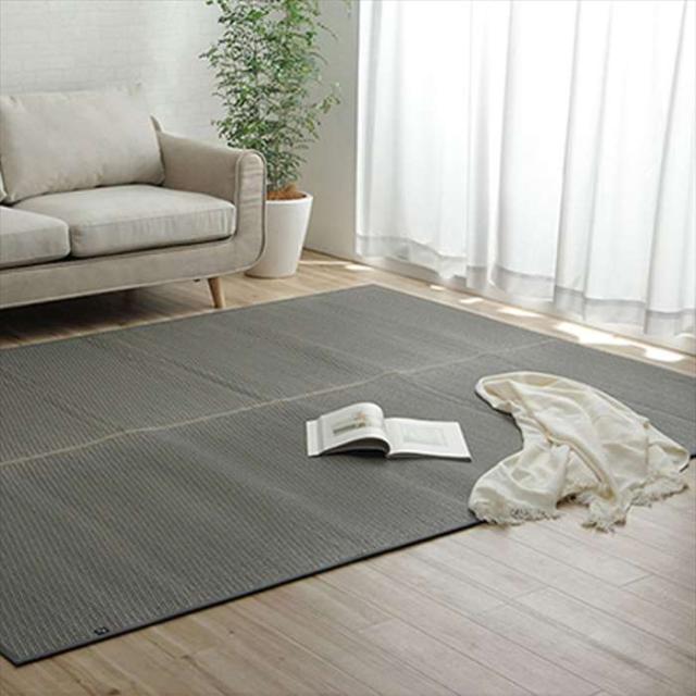 代引不可 ラグ い草 国産 純国産 日本製 い草ラグカーペット 約140×200cm カラー シンプル 抗菌防臭 自然素材 裏貼りウレタン IKEHIKO FSRD140200