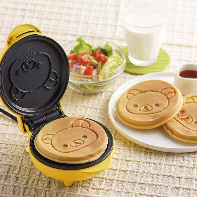 即納 リラックマ パンケーキメーカー ホットケーキメーカー リラックマの焼き目がつく 丸型 コンパクト かわいい Rilakkumaの通販はau Pay マーケット やるcan