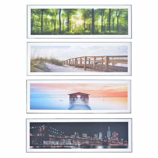 北海道・沖縄・離島配送不可 代引不可 アートパネル 140ｘ45cm 横長 ワイドタイプ 風景 景色 金具付き アート 絵 フォトグラフ インテリア 装飾 東谷 ART-201の通販は