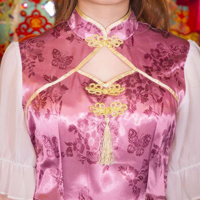 ロイヤルチャイナ ガーリーチャイナ ピンク レディースサイズ 女性用 コスチューム コスプレ ワンピース チャイナドレス チャイナ服 仮装の通販はau Pay マーケット やるcan