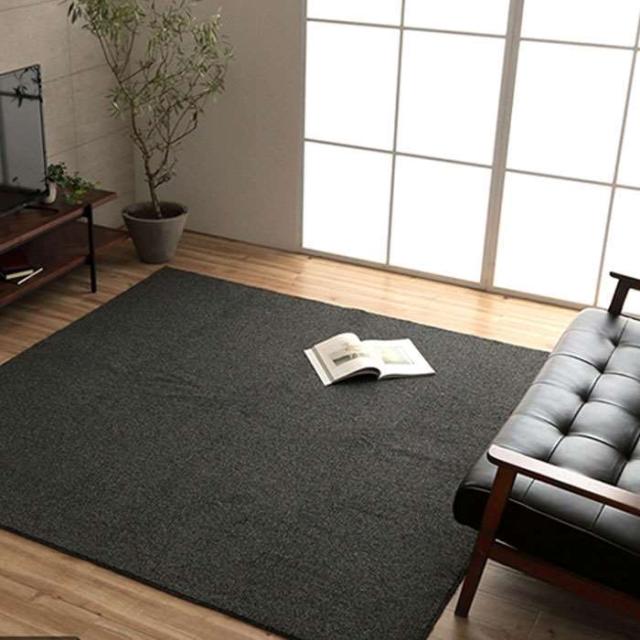 北海道・沖縄・離島配送不可 代引不可 ラグ カーペット 正方形 約2畳 約185×185cm ループパイルラグ 高級感 抗菌防臭 滑りにくい加工 床暖房 ホットカーペット対応 IKEHIKO CRD185185の通販は 9,258円