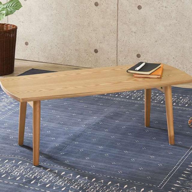 北海道・沖縄・離島配送不可 代引不可 テーブル 折りたたみ 折れ脚テーブル 95ｘ40cm 天然木 センターテーブル インテリア おしゃれ HAGIHARA MT-6421の通販は 6,032円