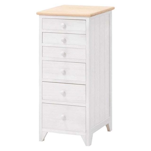 ホワイト木製チェスト 3引き出し アンティーク風 ホワイト木製チェスト 3引き出し アンティーク風