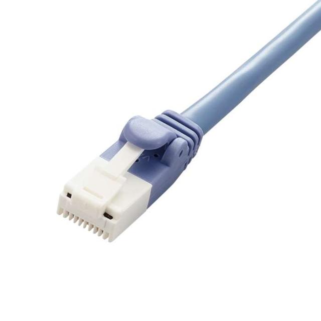 代引不可 LANケーブル ツメ折れ防止  CAT5e対応 3m ブルー 10個セット エレコム LD-CTT/BU3/RS1の通販は 8,419円