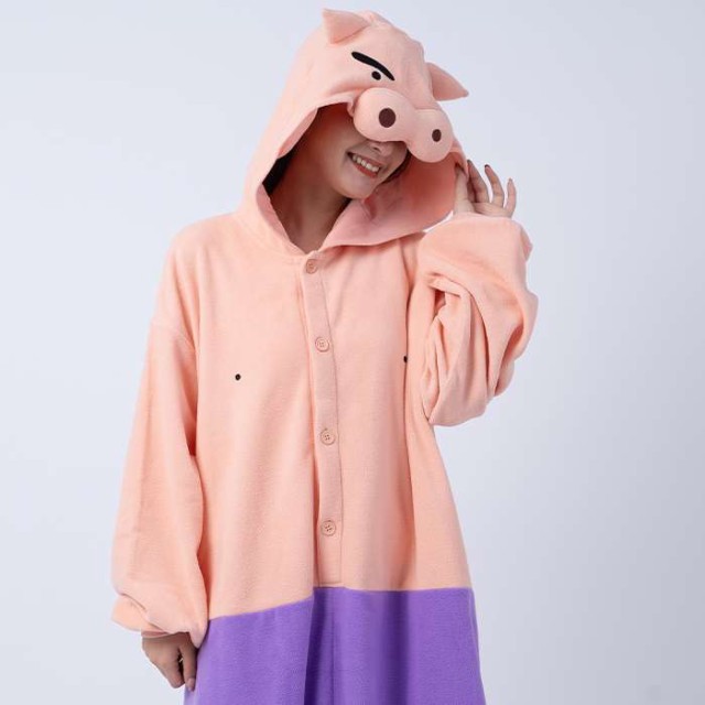 着ぐるみ ぶりぶりざえもん クレヨンしんちゃん フリース 大人用