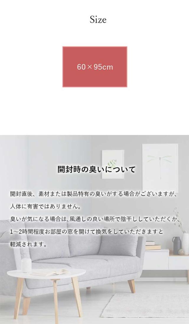 代引不可 玄関 マット 約60×95cm トルコ製 ウィルトン織り 室内 玄関マット ベッドサイドマット IKEHIKO ALSL6095_8