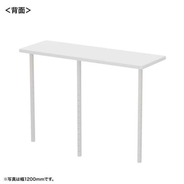 代引不可 eデスク用 サブテーブル W1000mm用 ホワイト デスクオプション 後付け サブテーブル 台 追加台 サンワサプライ EST-100W_1