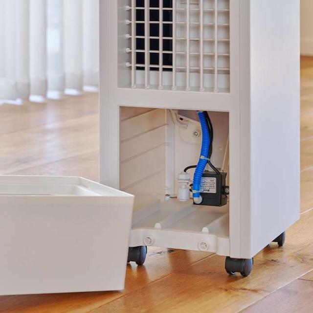 冷風扇風機 テクノイオン搭載 リモコン付 オートルーバー 50W/57W 風量3段階 3.2Lタンク シンプル インテリア 家電 テクノス TCI-008_5