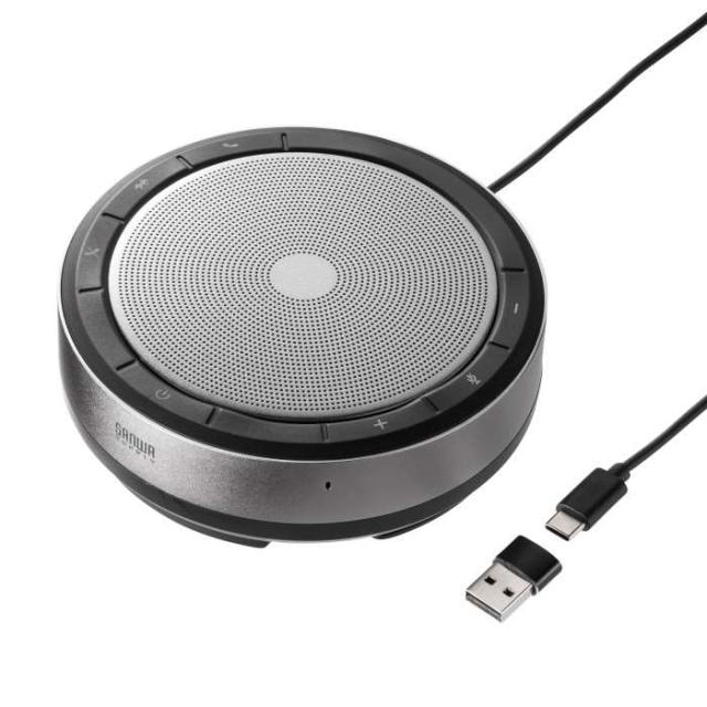 即納 代引不可 話し合い金棒引き電話機 Bluetooth USB相応う マイクロホン内蔵 有線 無線電話 有線テレビ一体型 サンワサプライ MM-BTMSP6