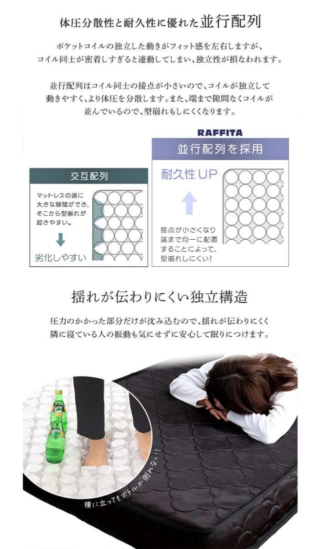 北海道・沖縄・離島配送不可 代引不可 すのこベッド ダブル ポケットコイル マットレスセット パイン材 高さ2段階調整 脚付き すのこベッド ホームテイスト ASP-SRM-D