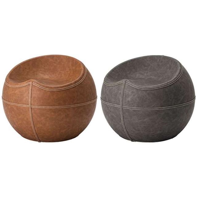 北海道・沖縄・離島配送不可 代引不可 スツール ソフトレザー デザインスツール ラウンド 丸 おしゃれ 東谷 PC-365