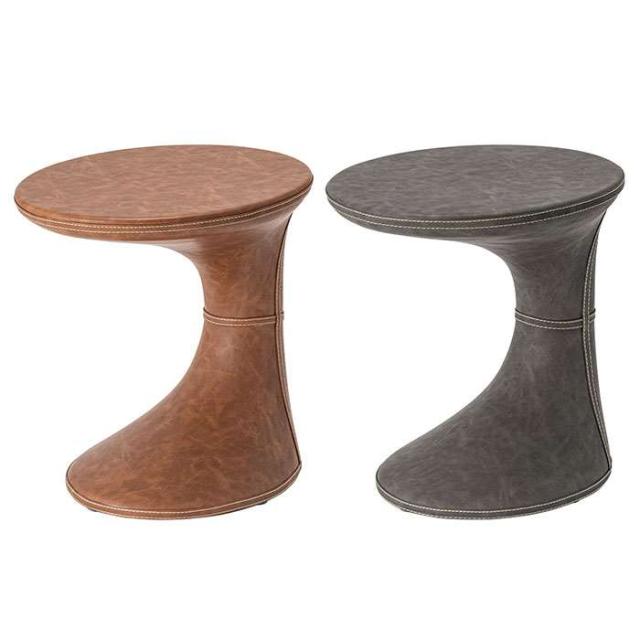 北海道・沖縄・離島配送不可 代引不可 サイドテーブル ソフトレザー デザイン ミニテーブル おしゃれ 東谷 PT-368