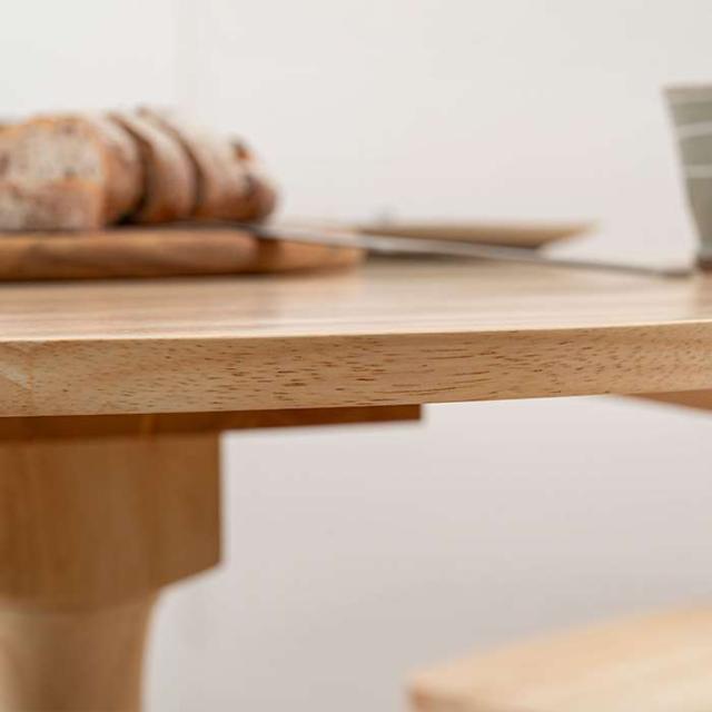 北海道・沖縄・離島配送不可 代引不可 ダイニングテーブル 天然木 ラウンド 円型 カントリースタイル テーブル 家具 インテリア 東谷 VET-221NAの通販は