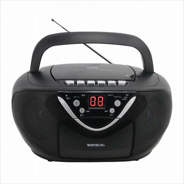 未使用新品 レトロ CDラジカセ ピンク WINTECH ◇中古美品 未使用新品 レトロ CDラジカセ ピンク WINTECH ◇中古美品