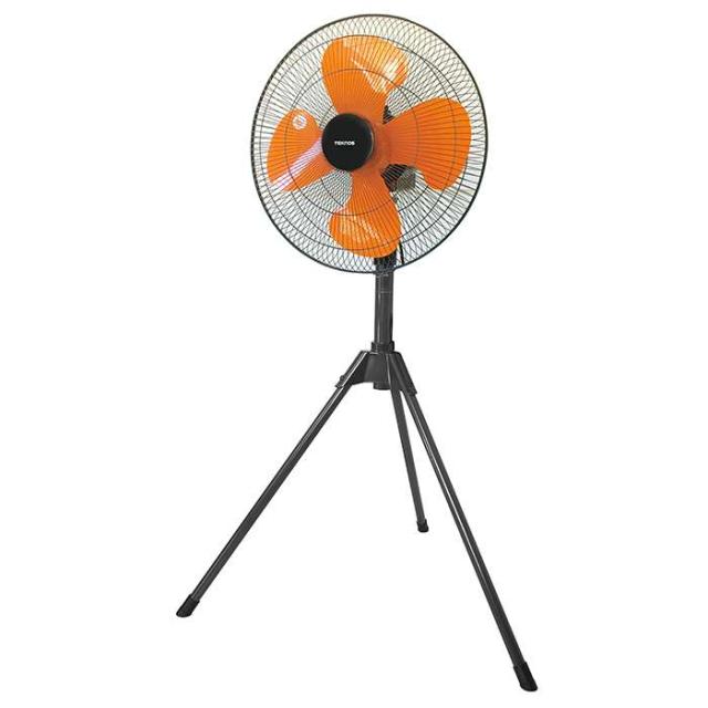 工業用扇風機 羽根オレンジ 43.5cm スタンド折りたたみ式  TEKNOS KG-459R
