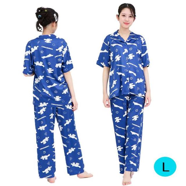 シナモロールとみるく シャツパジャマ （NB） Lサイズ レディースサイズ  サザック SAN-1951L_NB