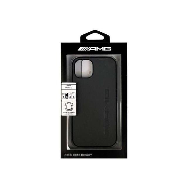 AMG iPhone13用 本革 背面ケース エアージェイ AMHCP13MDOL GR
