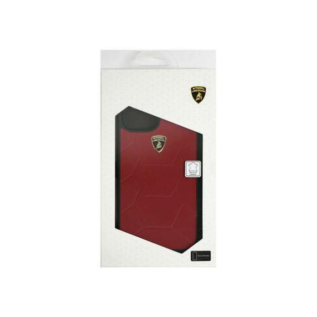 ランボルギーニ iPhone12 Pro Max用 本革背面ケース エアージェイ LB-TPUPCIP12PM-AV/D7- RD