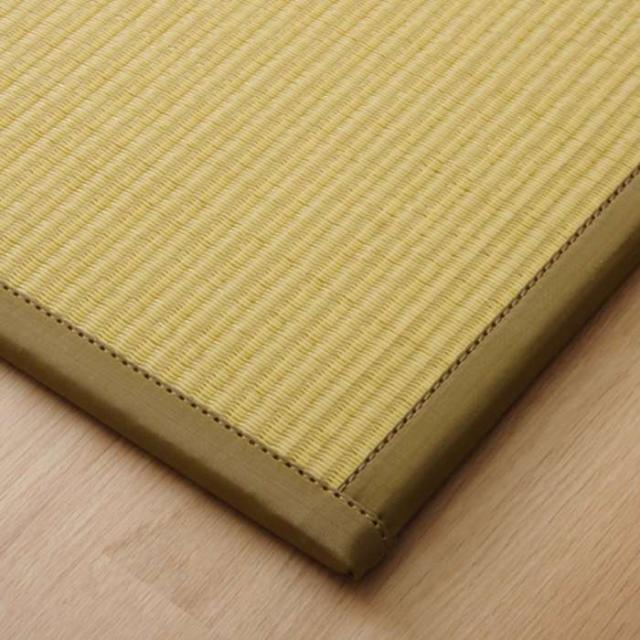 代引不可 日本製 水拭きできる ポリプロピレン 置き畳 ユニット畳 軽量 軽い シンプル ベージュ 67×67×1.7cm (9枚1セット) IKEHIKO 1110460020606_2