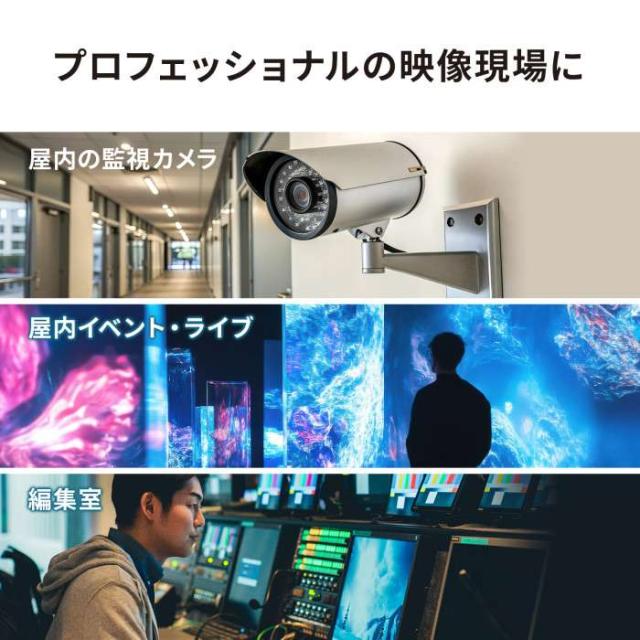 代引不可 SDIケーブル（HD-SDI/3G-SDI対応)　1m サンワサプライ KM-SDI01_8