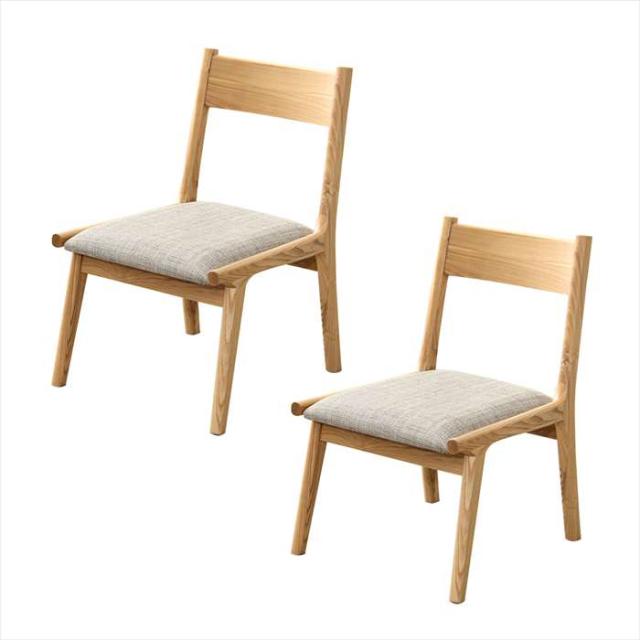 北海道・沖縄・離島配送不可 代引不可 ダイニングチェア 2脚セット Risum 椅子 チェア 天然木 アッシュ材 ロースタイルチェア シンプル おしゃれ インテリア 家具 ベージュ ホームテイスト SH-01RIS-2C--BE---LF2