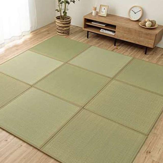 代引不可 置き畳 約82×82cm 6枚組 半畳 ユニット畳 システム畳 国産 い草 簡単 和室ナチュラル  IKEHIKO 1110231310210