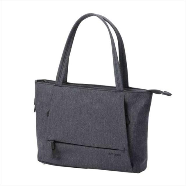 即納 代引不可 トートバッグ 肩掛け 8L 撥水加工 14インチノートPC 収納 ブラック エレコム BM-OFTBM01BK