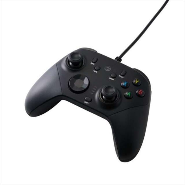 代引不可 ホールエフェクト/背面ボタン搭載有線アドバンスドゲームパッド エレコム JC-GP60XVBK 6,675円
