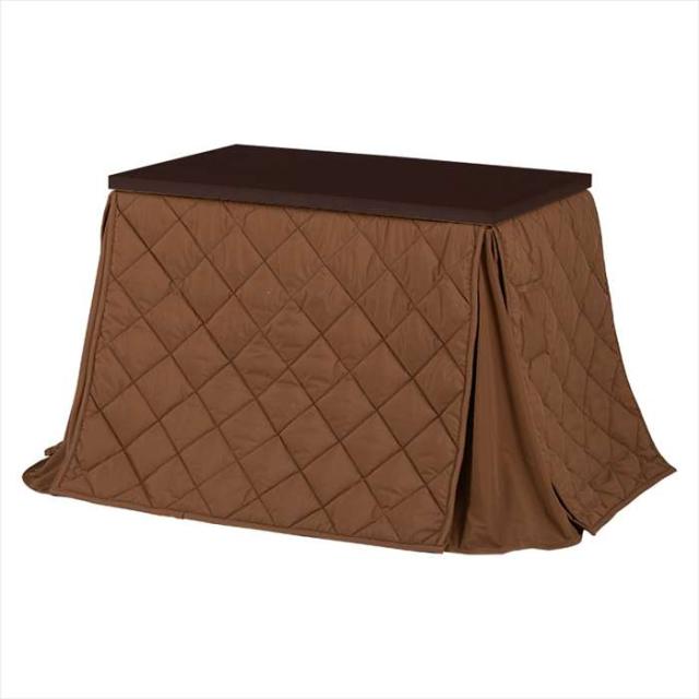 北海道・沖縄・離島配送不可 代引不可 ダイニングコタツ＋うす掛け布団　２点セット ダークブラウン HAGIHARA KOT-7311DBR-960+MARONFH960