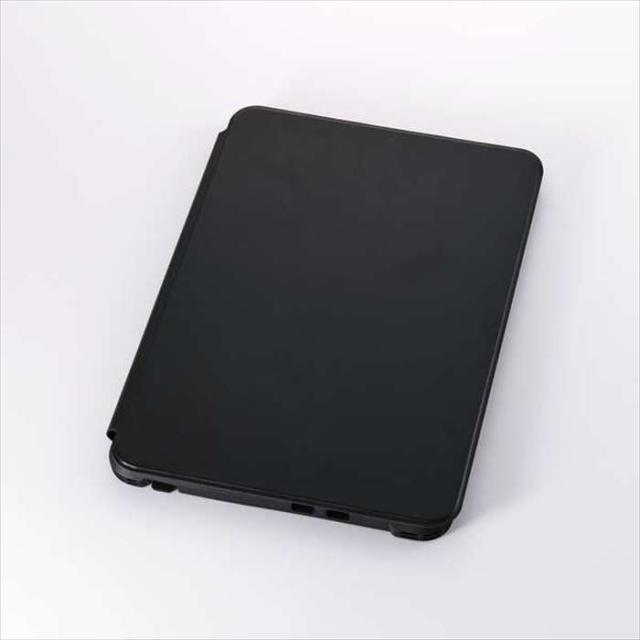 即納 代引不可 Surface Pro 12 インチ対応 ケース スタンド機能 衝撃吸収 キーボード対応 ブラック エレコム TB-MSP25HVCKFBK