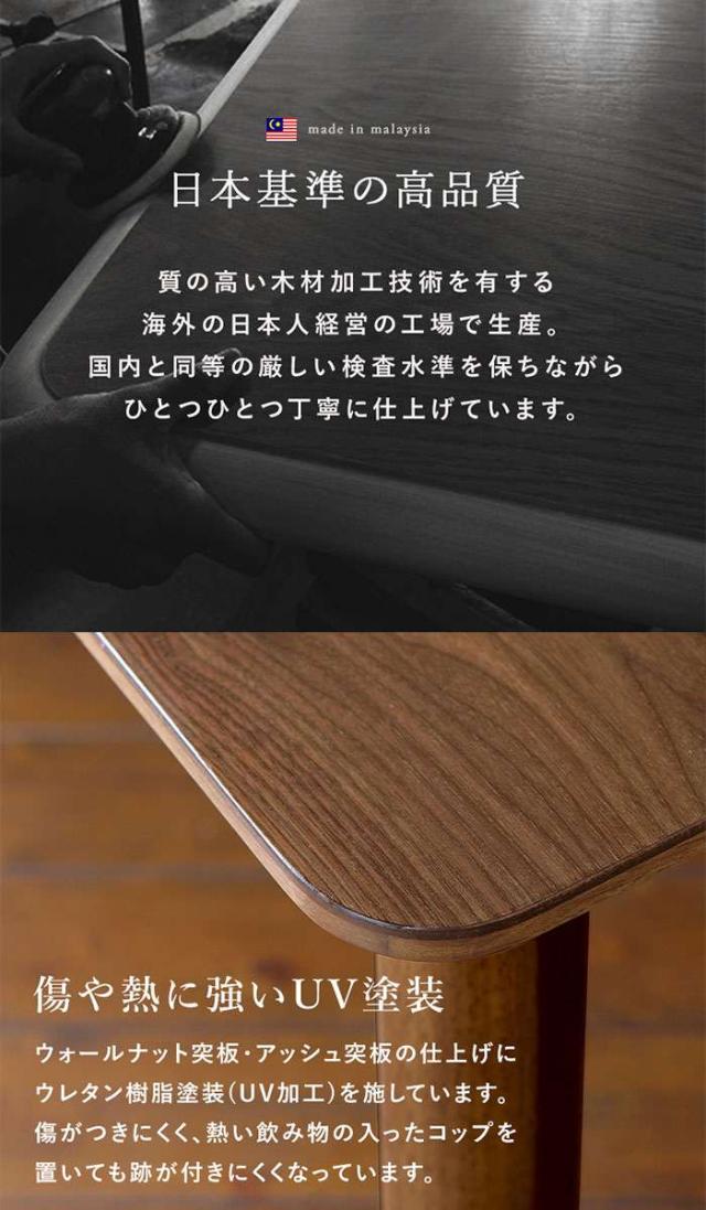北海道・沖縄・離島配送不可 代引不可 こたつ＋うす掛け布団 2点セット ブラウン/アイボリー HAGIHARA LINOCF120BR+POKAUF120IV_3