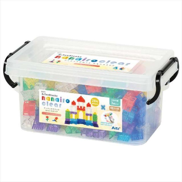 Artecブロック なないろクリア たっぷりセット おもちゃ 玩具 知育玩具 アーテック 151141