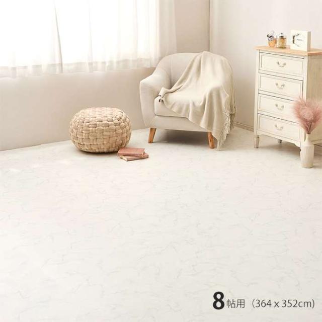 北海道・沖縄・離島配送不可 代引不可 クッションフロア　8帖（約91×352cm×4枚） ダイリセキ  HAGIHARA 700040488