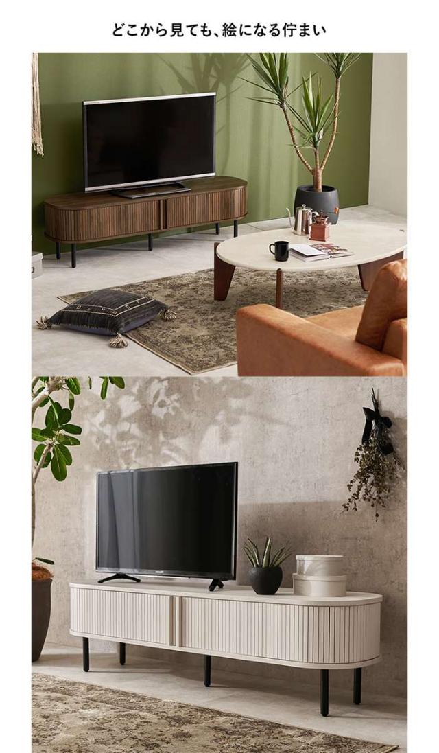 北海道・沖縄・離島配送不可 代引不可 ＴＶボード ホワイト テレビ台 ローボード 家具 インテリア 新生活 HAGIHARA RTV-1411WS_2
