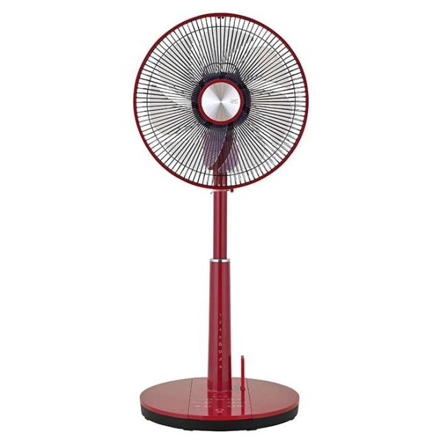 扇風機 上向 DC扇風機 フルリモコン レッド リビング扇風機 30cm 7枚羽根 おおたけ GF-DC326FR(R)