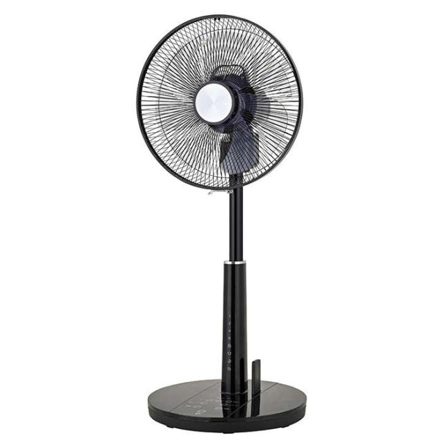扇風機 上向 DC扇風機 フルリモコン ブラック リビング扇風機 30cm 7枚羽根  おおたけ GF-DC326FR(K)_1