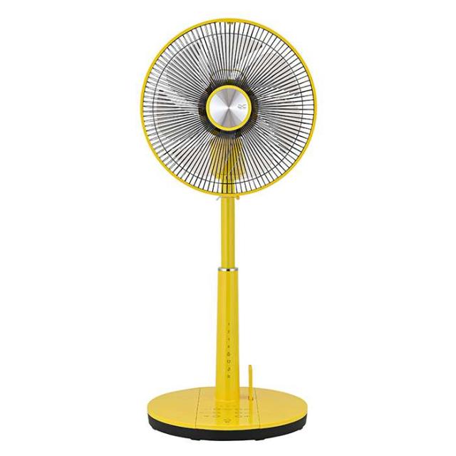 扇風機 上向 DC扇風機 フルリモコン イエロー リビング扇風機 30cm 7枚羽根 おおたけ GF-DC326FR(Y)