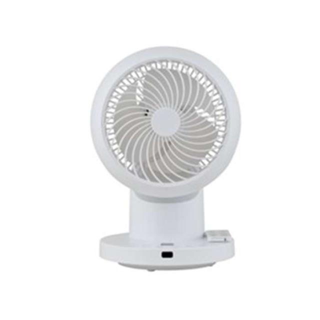 360゜DCリモコンサーキュレーター ホワイト 扇風機 15cm 3枚羽根 おおたけ UF-DC156AFR(W)