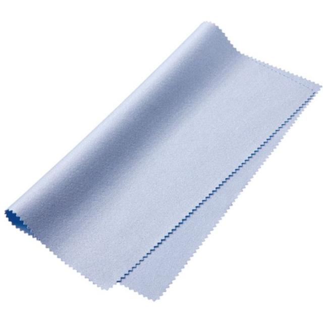 液晶画面に付いた指紋も簡単に拭き取れる クリーニングクロス(ブルー) サンワサプライ CD-CC2BLN